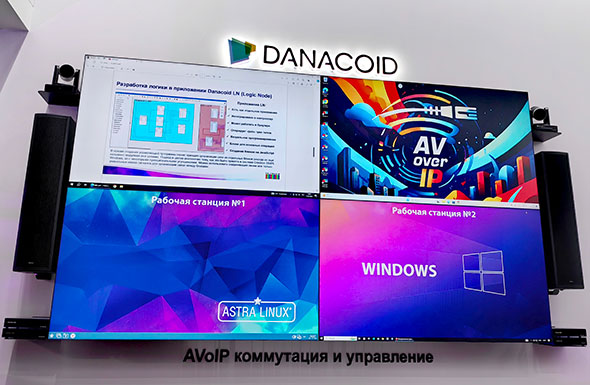 Решения Danacoid на базе AVoverIP на выставке Light + Audio Tec 2024